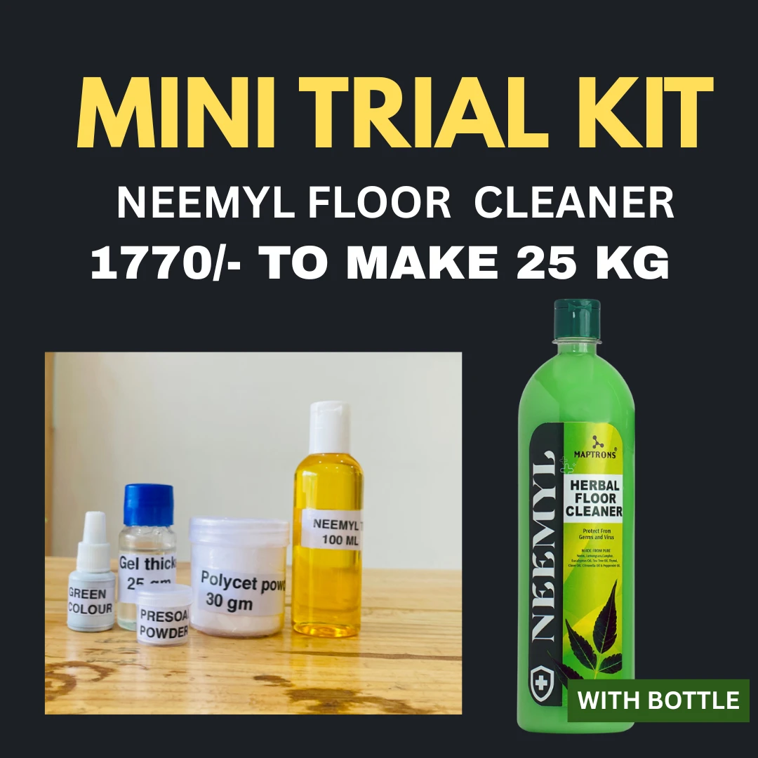 NEEMYL ORGANIC FLOOR CLEANER RAW MATERIAL + PACKAGING KIT
