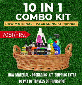 10 in 1 Combo Raw Material +Packaging Kit @7081