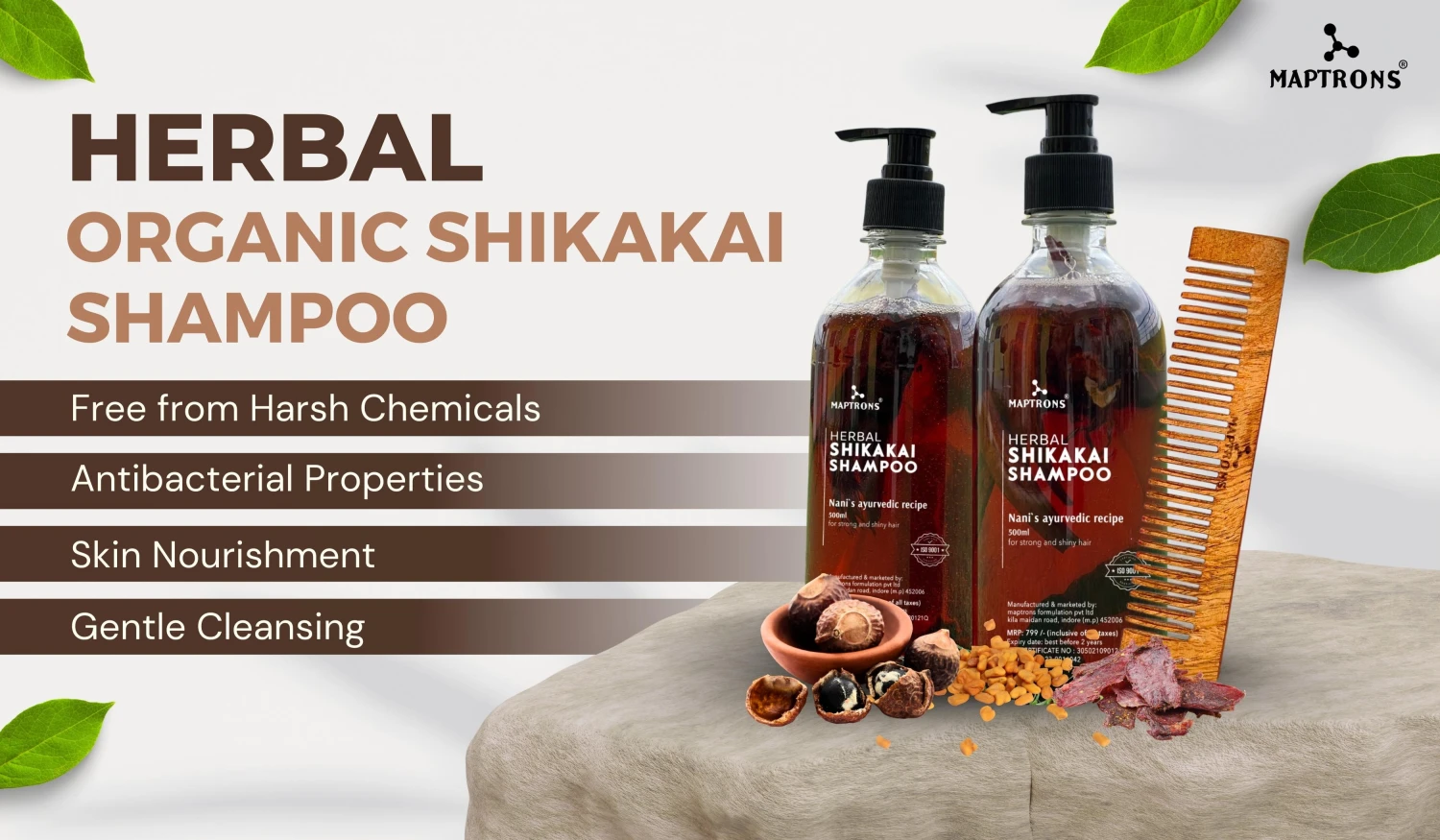 SHIKAKAI SHAMPOO KIT WITHOUT BOTTLE