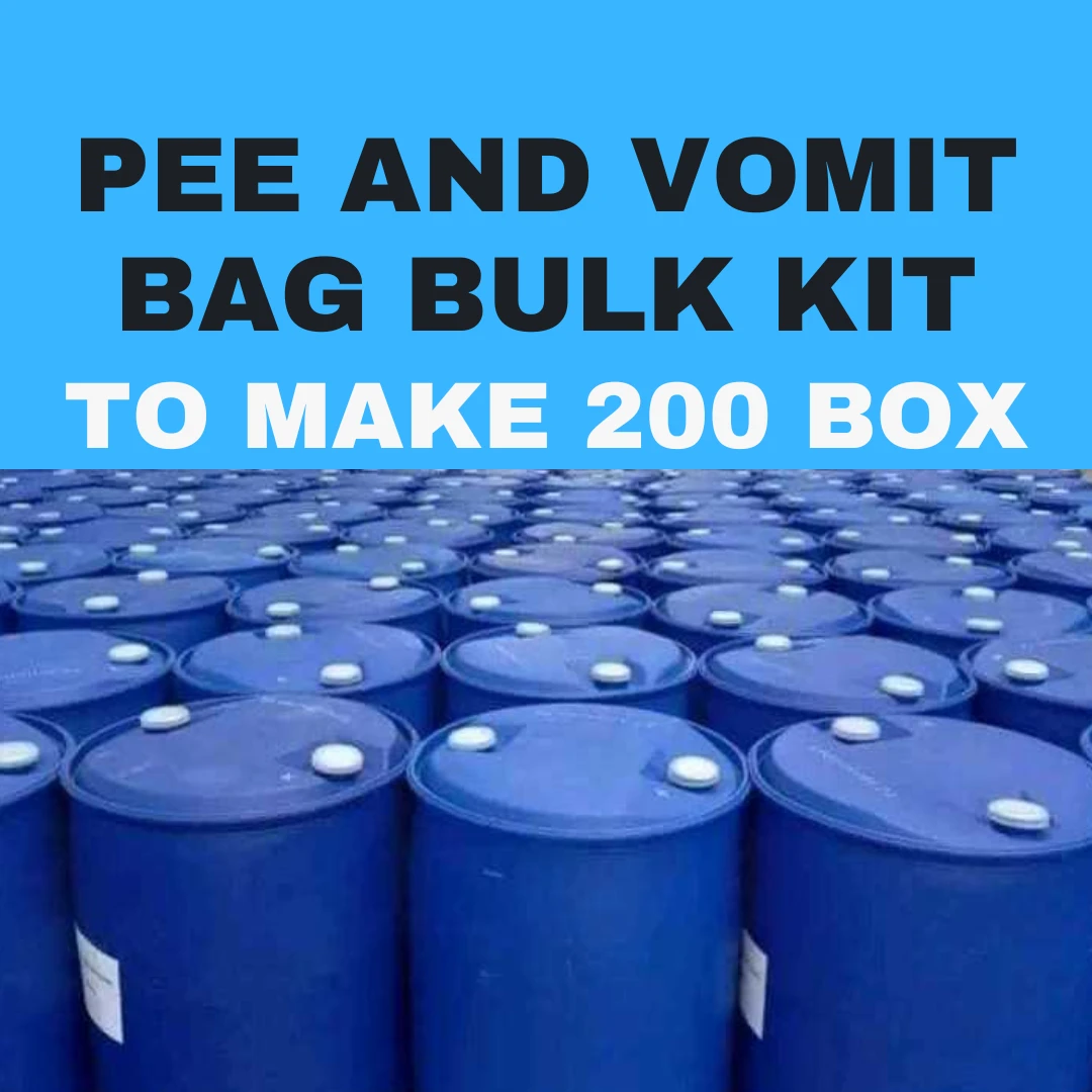 PEE AND VOMIT BAG BULK KIT (200 BOX)