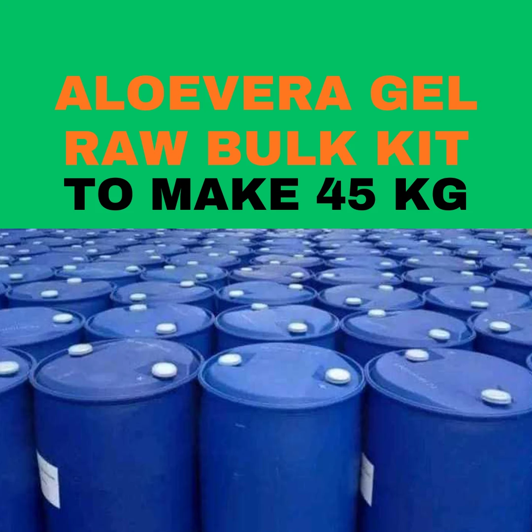 ALOEVERA GEL BULK RAW MATERIAL KIT TO MAKE 45 KG
