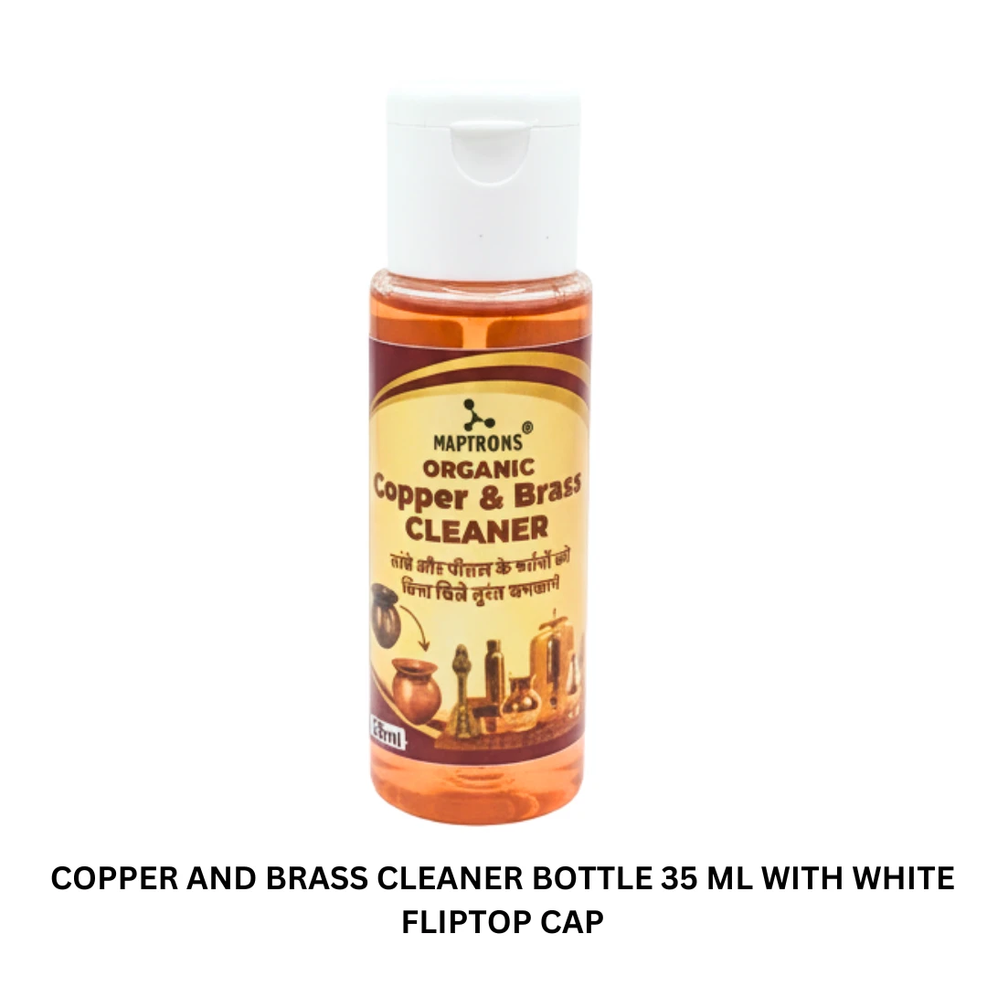 35 ML EMPTY BOTTLES  COPPER AND BRASS WITH CAP