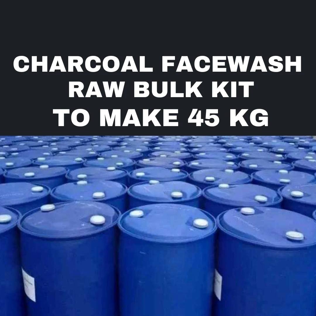 CHARCOAL FACEWASH RAW MATERIAL BULK KIT TO MAKE 45 KG