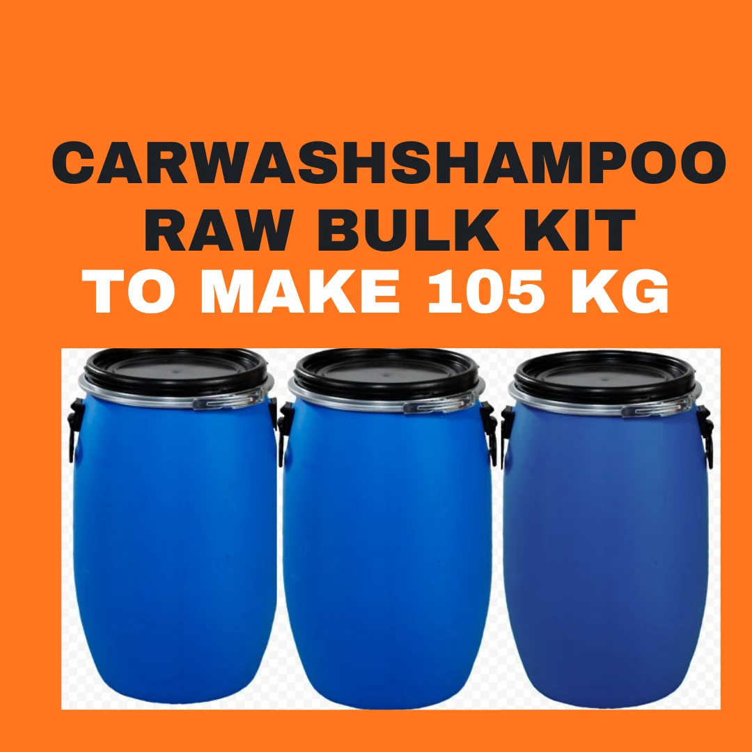 CAR WASH SHAMPOO RAW MATERIAL BULK KIT TO MAKE 105 KG