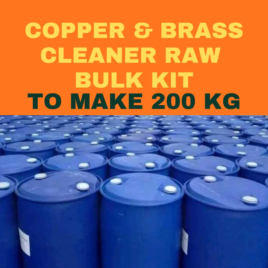 COPPER &  BRASS CLEANER  RAW MATERIAL  BULK KIT TO MAKE 200 KG