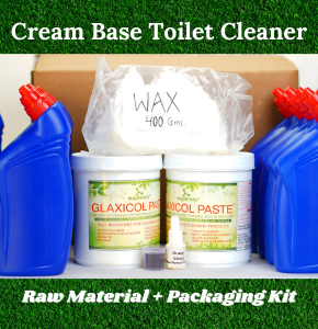 Cream Base Toilet Cleaner Raw Material Kit With Packaging