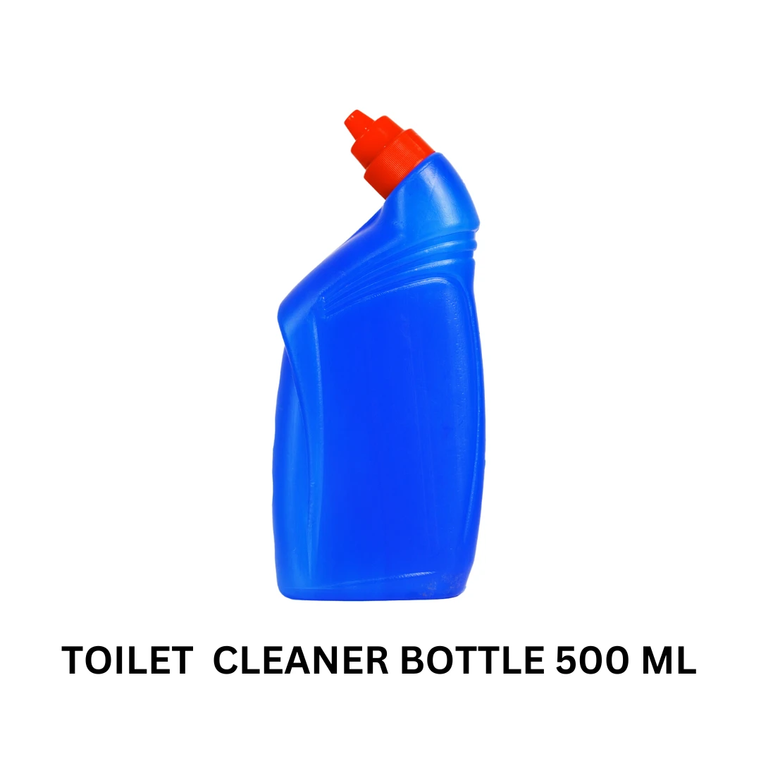TOILET CLEANER 1 LTR EMPTY BOTTLE WITH CAP 100 QTY