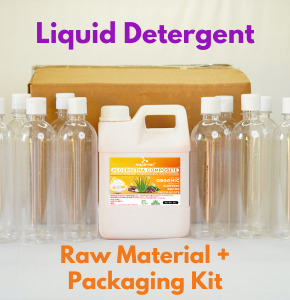 Liquid Detergent Raw Material Kit with packaging