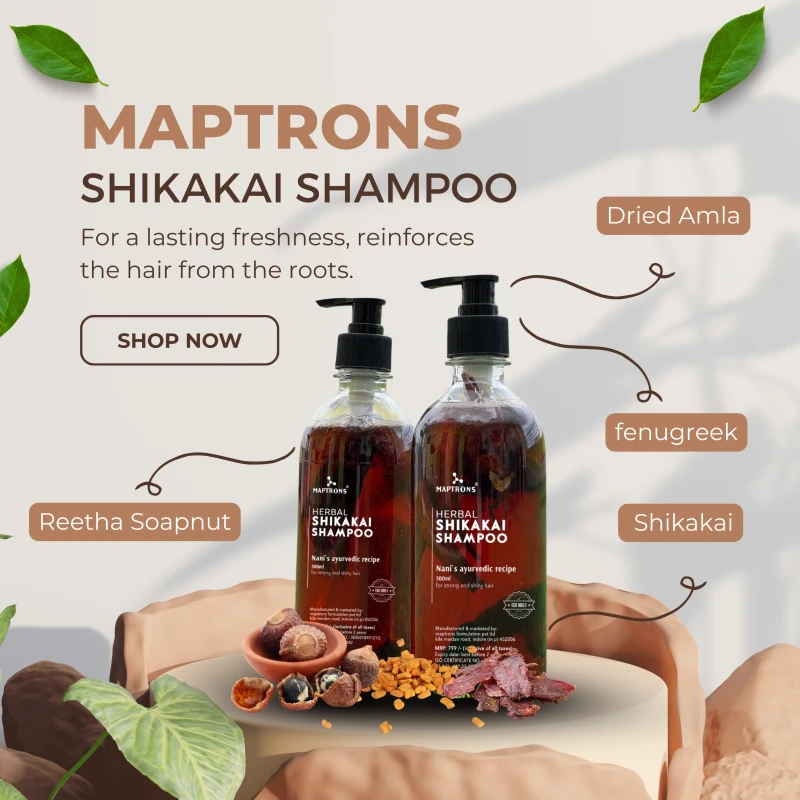 SHIKAKAI SHAMPOO KIT WITH BOTTLE