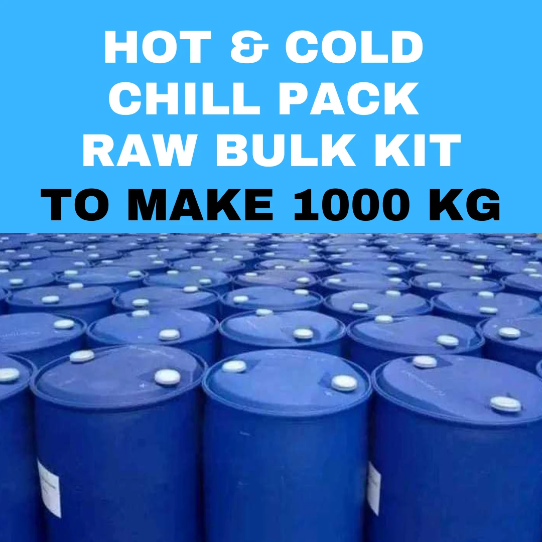 HOT & COLD CHILL PACK RAW MATERIAL BULK KIT TO MAKE 1000 KG