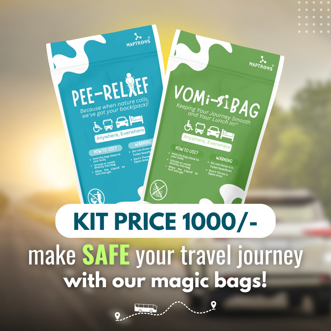 Pee Relief & Vomet Bag Ready Kit