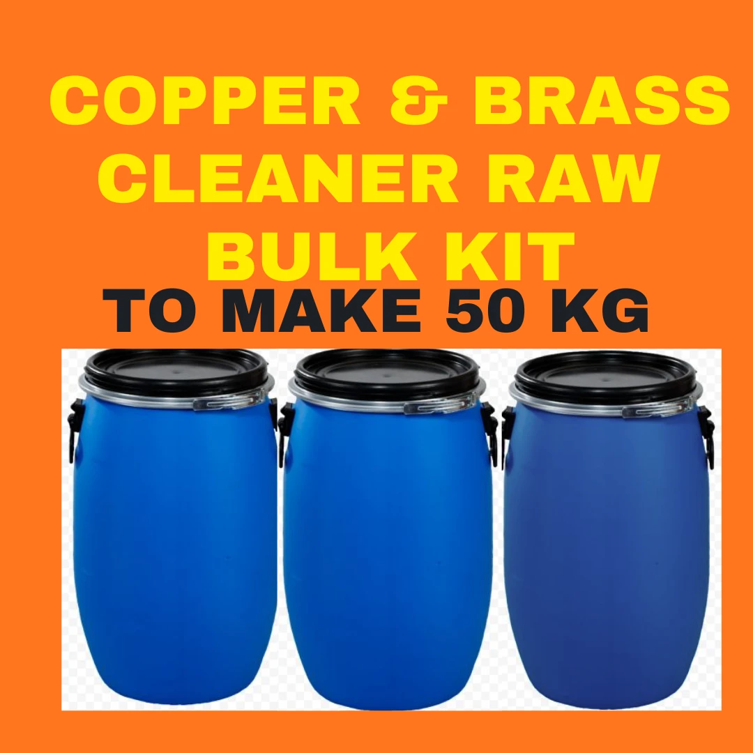 COPPER &  BRASS CLEANER  RAW MATERIAL  BULK KIT TO MAKE 5O KG