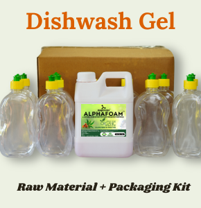 Dishwash Raw Material Kit With Packaging