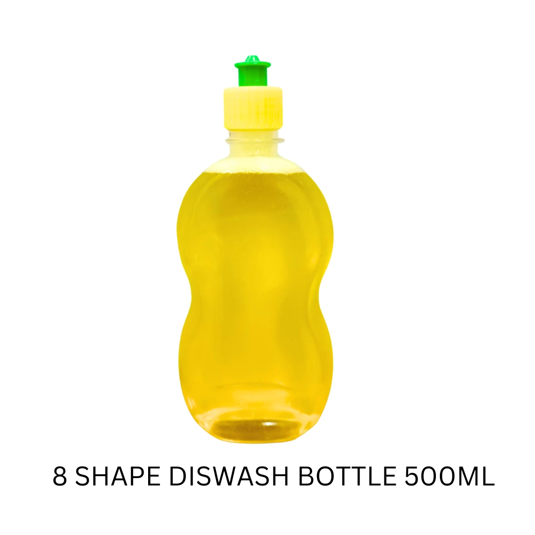 DISWASH PACKAGING 500 ML EMPTY BOTTLE WITH PULL PUSH PUMP 100 QTY