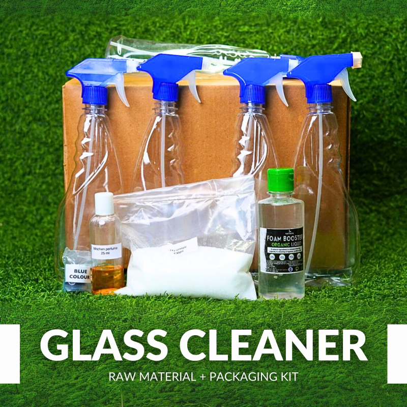 Glass Cleaner Raw Material KIT WITH PACKAGING